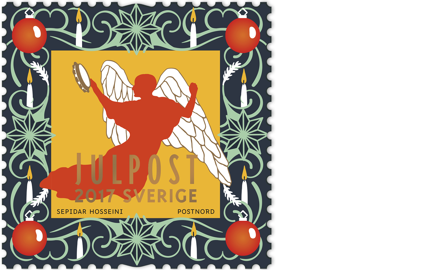 Frimärksåret 2017 Jul - Änglar