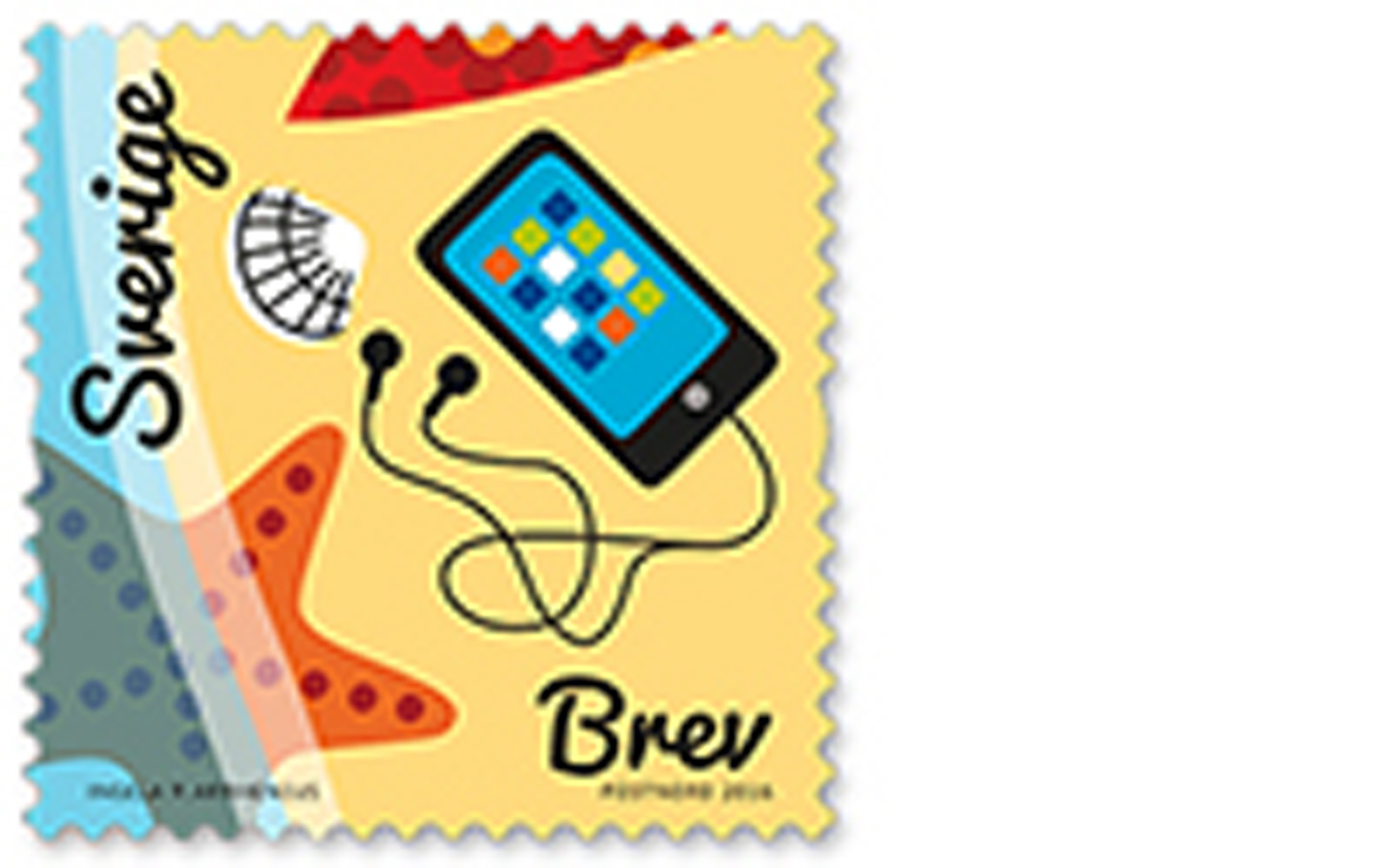 Frimärksutgåva 2016, Strandliv