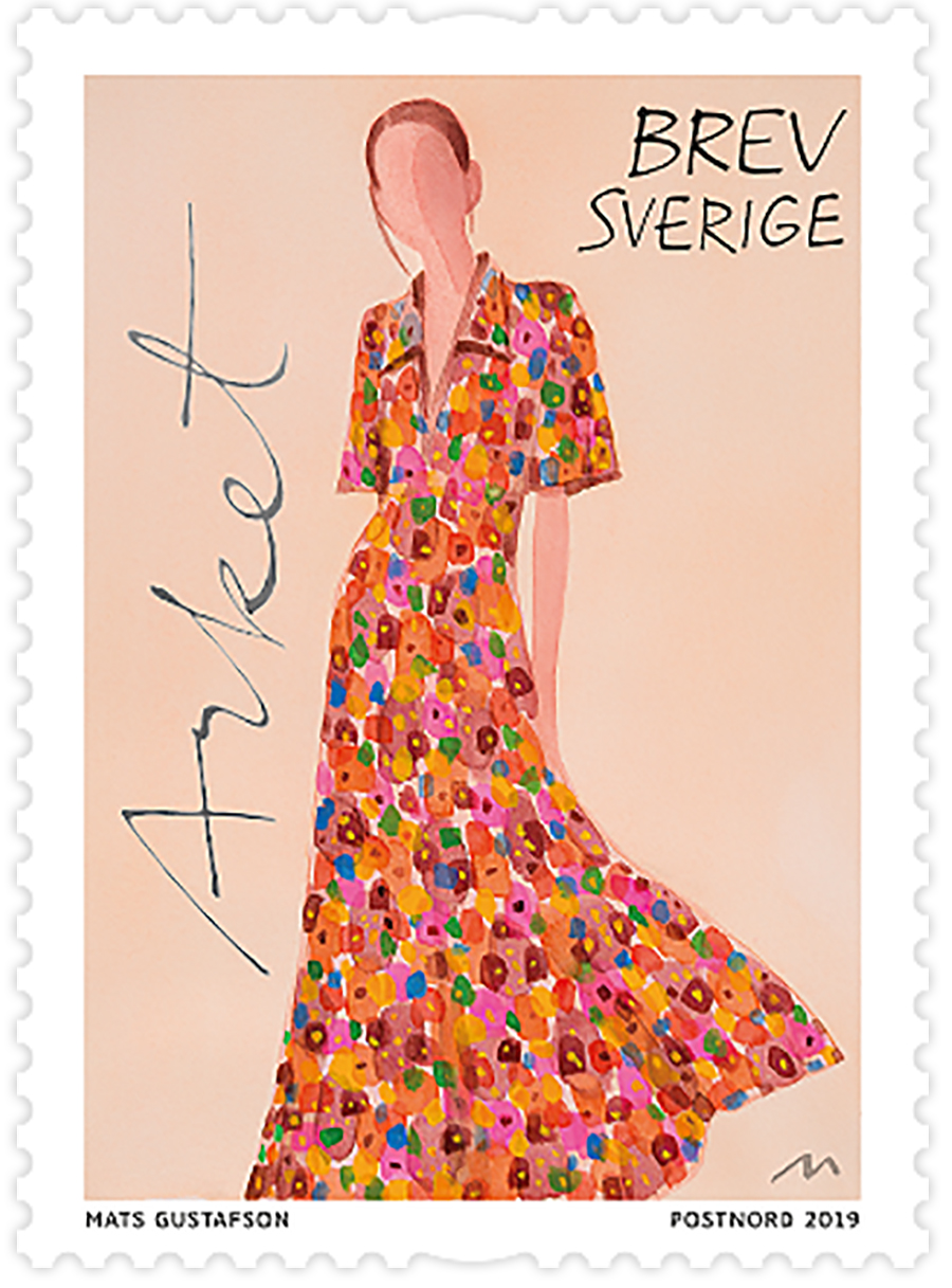 Frimärksutgåva Mode, 22 augusti 2019.